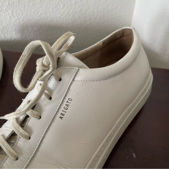 Arigato Front Lace White Leather Sneaker - Picture 5 of 7